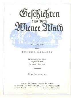 Geschichten aus dem Wiener Wald op.325 