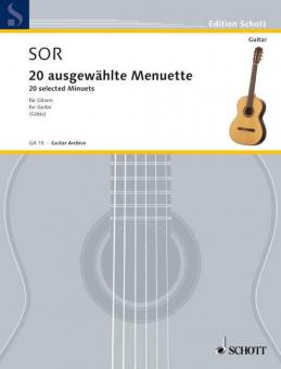 20 ausgewählte Menuette Standard