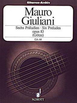 Sechs Präludien op. 83 Standard