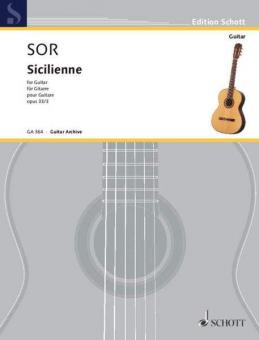 Sicilienne op. 33 Standard