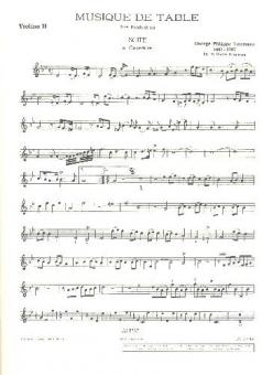 Musique de table Standard