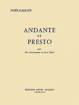 Andante et presto 