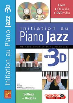 Initiation Au Piano Jazz En 3D (CD+DVD) 