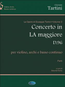 Volume 03: Concerto In La Maggiore D 96 