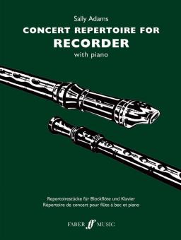 Concert Repertoire For Recorder 