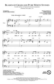 Blades Of Grass And Pure White Stones 