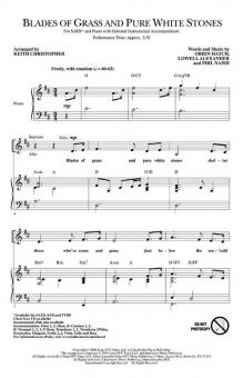 Blades Of Grass And Pure White Stones 