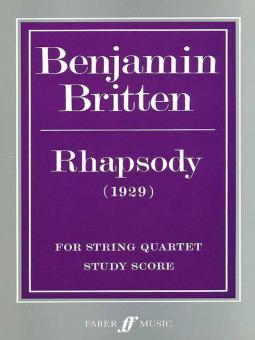Rhapsody for String Quartet (1929) 