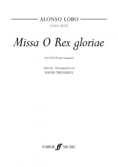 Missa O Rex Gloriae 