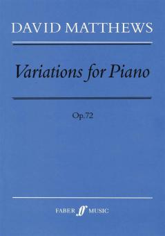 Variations for Piano op. 72 