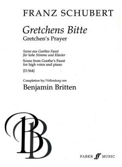 Gretchens Bitte (Completed by Britten), Scene from Goethe's Faust D 564 