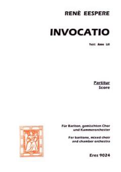 Invocatio (Bariton, gem. Chor. Kammerorchester) 