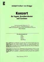 Konzert für Fagott F-Dur (Fagott, Orchester) 
