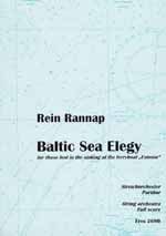 Baltic Sea Elegy (Partitur) 