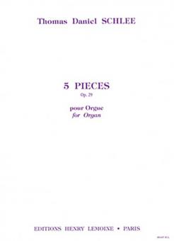 Cinq pièces op. 29 
