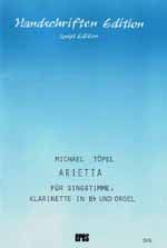 Arietta (Singstimme, Klarinette in Bb und Orgel) 