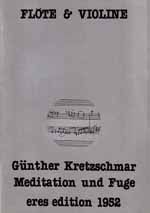 Meditation und Fuge (Flöte, Violine) 