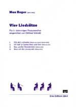 Vier Liedsätze (Posaunenchor) 