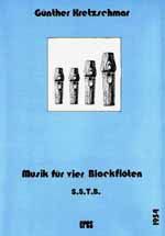 Musik für 4 Blockflöten 