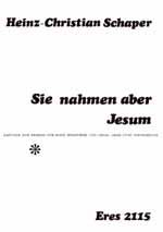Sie nahmen aber Jesum. Gesang und Orgel 