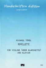 Novellette (Violine oder Klarinette, Klavier) 