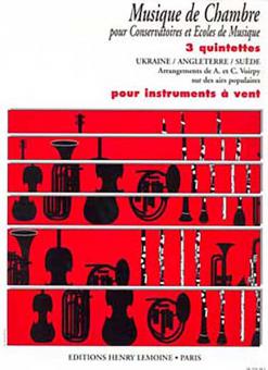 3 Quintettes pour instruments à vent 
