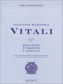 Balletti, Correnti, Capricci Au 
