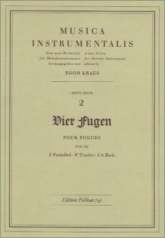 4 Fugen zu 4 Stimmen 