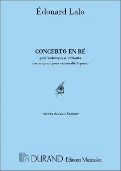 Concerto En Re pour Violoncelle Avec Accompagneme 