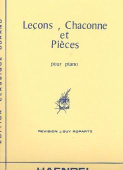 Lecons Chaconnes Pieces Piano 
