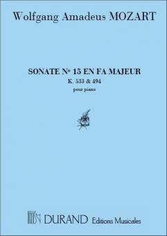Integrale Des Sonates pour Piano: Nr. 15, K. 533 & 