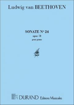 Sonate En Fa Diesis Majeur Op. 78 Nr.24 Piano 
