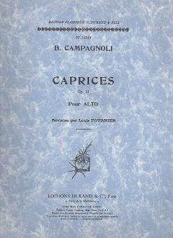 Caprices op. 22 Alto 