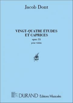 24 Etudes & Caprices Violon 