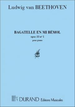 Bagatelle Op. 33 Nr.1 Mib 