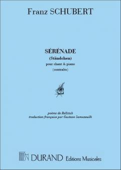 Serenade (Voix Graves) pour Chant et Piano 