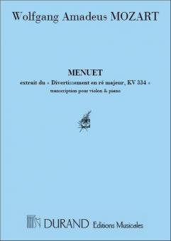 Menuet/divertissement Vl 