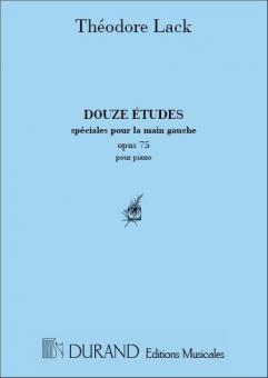 12 Etudes Main Gauche Piano 