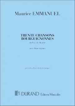 30 Chansons Bourguignones Epuise 