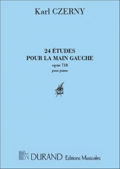 24 Etudes pour La Main Gauche, Op. 718 pour Pia 