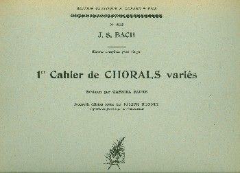 Chorals Varies Vol. 1 Orgue 