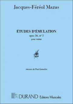 Etudes Brillantes 2 Op. 36 Violon (Emulation 