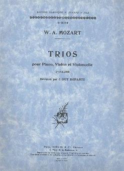 Trios V2 (K542/k548/k564) Violon/Violoncelle/Piano 