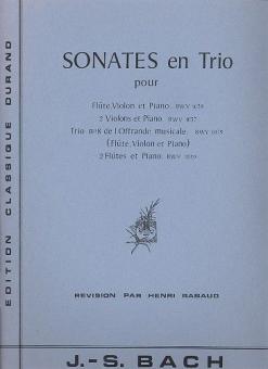 Sonates En Trio 