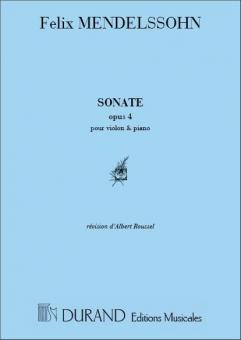 Sonate Violon/Piano 