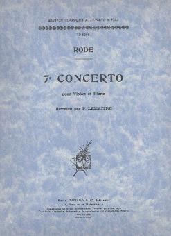 Concerto Nr. 7 Violon/Piano 