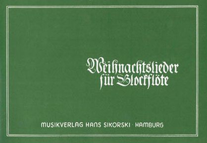 Weihnachtslieder für Blockflöte 