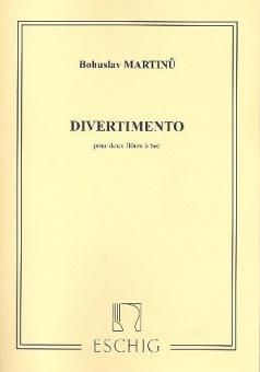 Divertimento, pour Deux Flutes A Bec 