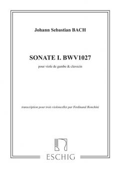 Sonate Nr. 1 BWV 1027 