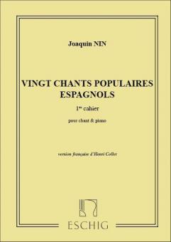 20 Chants Populaires Espagnoles Vol. 1 